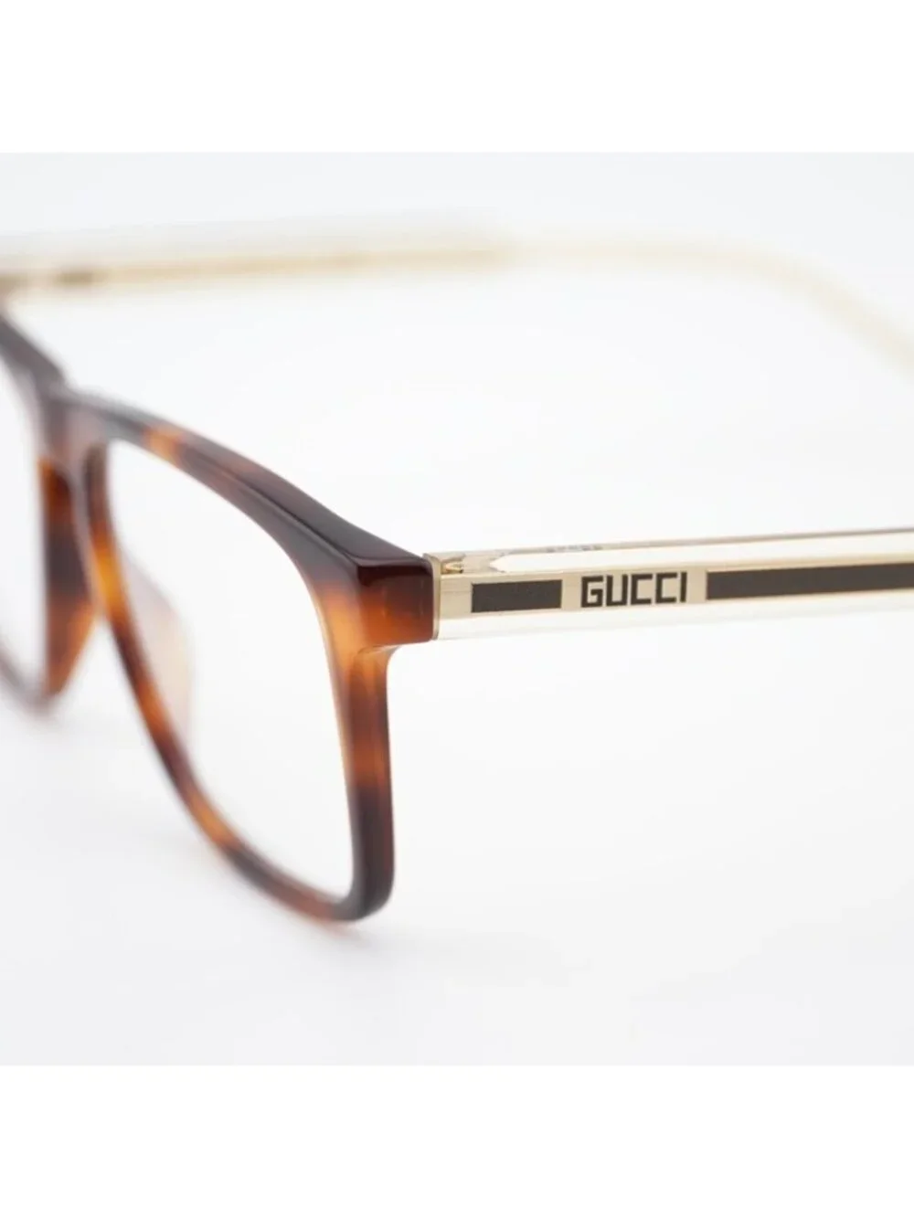 Gucci GG0561O 002 Eyeglasses Havana 54mm Rectangle Frame